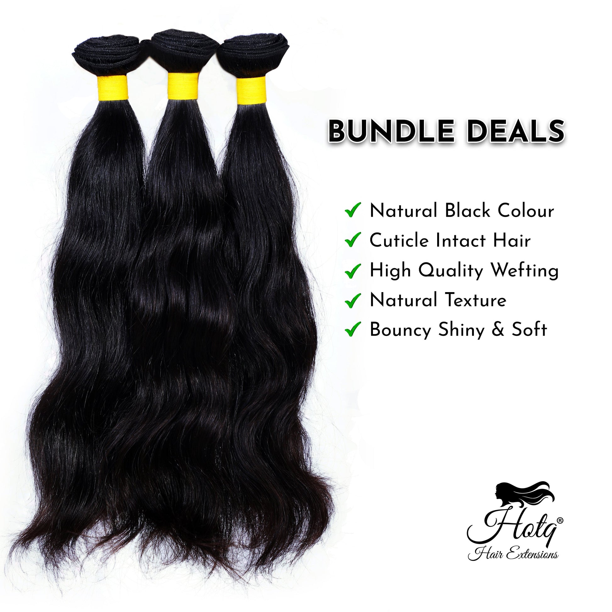 Indian Raw Hair Bundle Deals - HOTQ HAIR